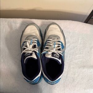 Nike Boys Youth Blue and White Air Max Sneakers